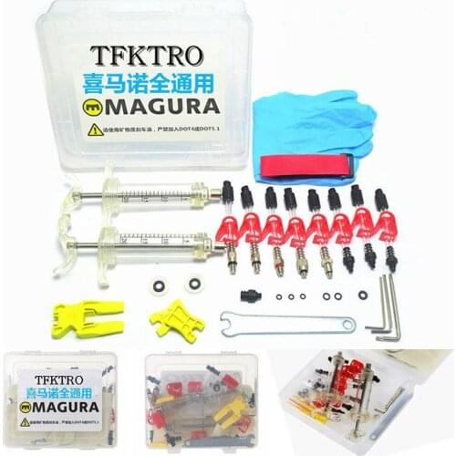 Generic Bike Hydraulic Disc Brake Bleeding Tool Kit For Shimano TEKTRO MAGURA ZOOM ECHO, Bicycle Bleeding Tools Mineral oil