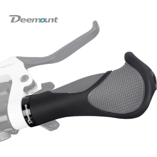 Deemount Ergonomic Bicycle Grips Handlebar TPR Rubber Casing Sheath MTB Cycling Bike Hand Rest Shock Absorption Bar End