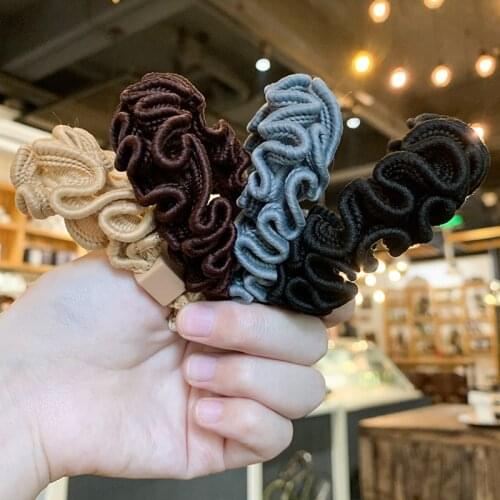 Cotton Good Quality Mix Colors Elastic Hair Bands For Women Hair Ponytail Holder Tie Gum Girls Hair Accessories