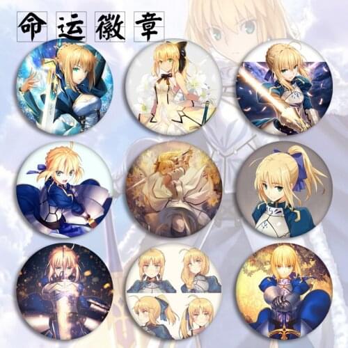 Anime Collection Badge Comic Figure Shirou Emiya Fate Stay Night Costumes Badge Brooch Accessories Pendant