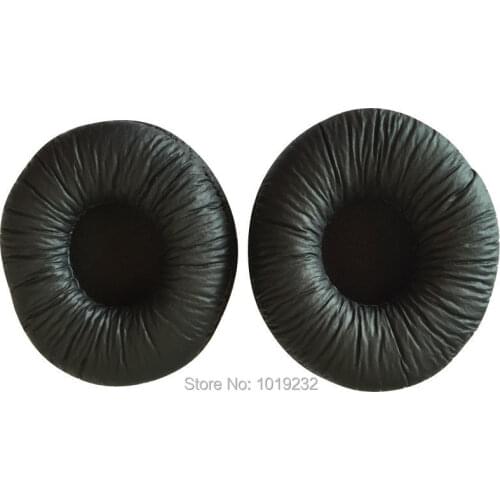 100 PCS Diameter about 55mm*50mm Replacement headset PU Ear pads EarPads headset Cushion headphones foam PU leather foam pad