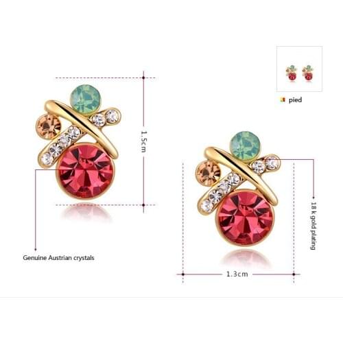 6pcs New COWNINE TOP Kwaliteit Groothandel Meisje Kinderen Sieraden Charm Fimo Klei Gemengde Oorbellen Gratis verzending