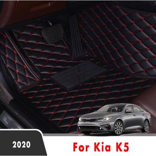 Car Floor Mats For Kia K5 2020 Auto Styling Custom Waterproof Decoration Leather Carpets Interior Accessories Foot Pads Rugs