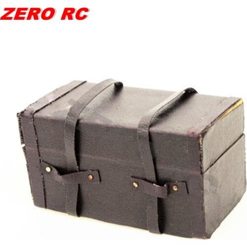 RC 1/10 Car Scale Accessories WOOD LEATHER LUGGAGE STORAGE For SCX10 TRX-4 D90 WRAITH SCX10-II III CAPRA RGT MST