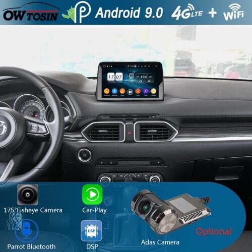 9" IPS Android 9.0 8Core 4G+64G Car Multimedia Player For Mazda CX-5 CX5 CX 5 2016 2017 2018 2019 Parrot BT GPS Navigation Radio