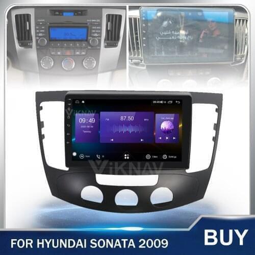 128G Android Car radio GPS Navigation For Hyundai Sonata 2009 Car Multimedia Player heat unit 9 Inch