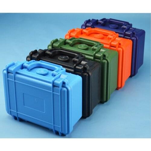 ABS Tool case toolbox Impact resistant sealed waterproof equipment camera case with pre-cut foam shipping free 215X166X92MM