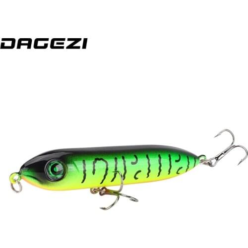 DAGEZI Minnow Fishing Lure 1pcs Hard Bait 10.2CM/12G Fishing Bait With #4 Hook Artificial Bait For Carp Fishing Wobbler pesca