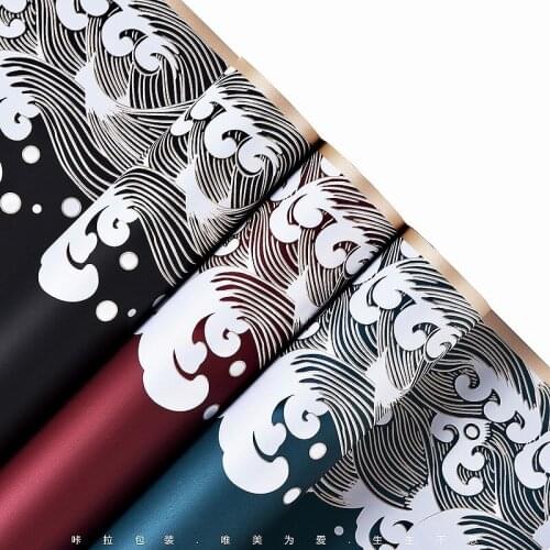 Double-sided cloud Kraft Paper Retro Kraft Paper for Flower Bouquets Gifts Wrapping Kraft for Christmas Party Decor Materials