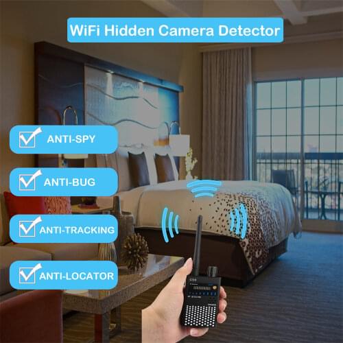 Radio Scanner Wireless Signal Device Finder Multi-function Detector RF Ssignal Tracker Anti-Spy Anti Candid Camera Detector