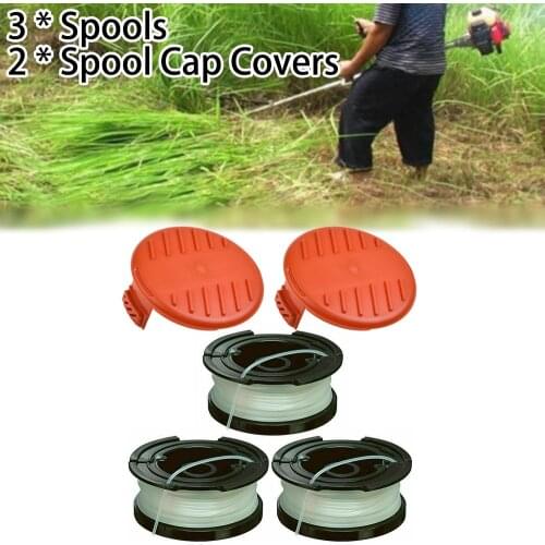 Spool Line & Cover A6481 For Black And Decker GLC2500N Reflex Strimmer Trimmer