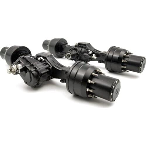 Wheel Deceleration Brake Axle Power for 1/14 Tamiya RC Truck Trailer Tipper Scania MAN Benz Actros Volvo Car Diy Parts