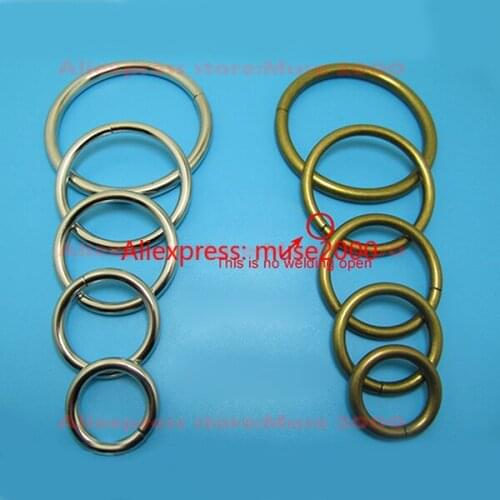 Weaving tape buckle metal steel ring o shape belt anchor clip fastener Adjusting Shoulder straps buckle bag clothing accessories