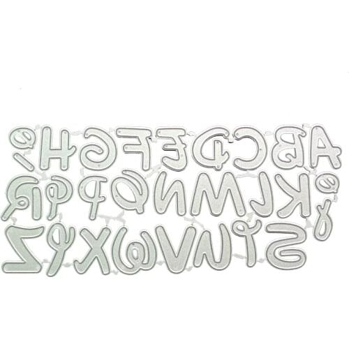 YINISE CUT Metal Cutting Dies For Scrapbooking letter Stencils Scrapbook DIY Album Cards Decoration Embossing Die Cuts Cutter