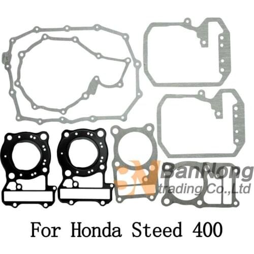 Motorcycle complete full gasket kit Whole car mats engine overhaul pad For Honda VLX400 Steed 400
