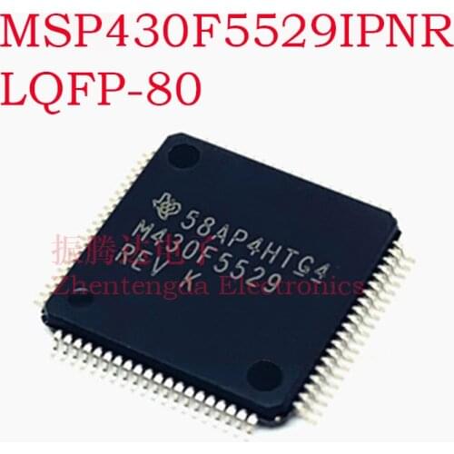 MSP430F5529IPNR MSP430 MSP430F MSP430F5529 LQFP-80 MCU