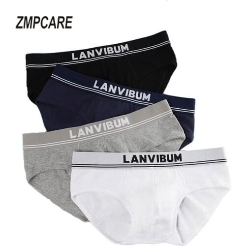 Mens Briefs Low Rise Panties Cotton Men Briefs Penis Pouch Tanga Gay Male Underwear Bikini Slip Sexy Underpants Shorts