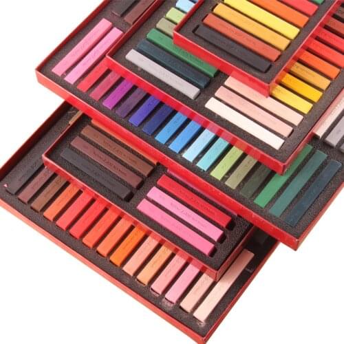 Taiwan SIMBALION chalk diy painting pastel professional soft pastel set color drawing coloring paint 12/24/36/48/60pcs set