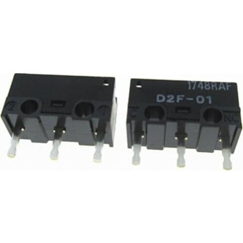 NEW switch D2F-01 D2F01 1.47N mouse Micro switch Travel switch DIP3 50pcs/lot
