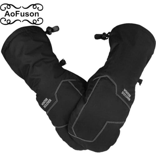 2020 New Arrivals Ski Gloves Extended Anti-slip Touch Screen Windproof Waterproof Breathable Warm Snowboard Hiking Skiing Gloves