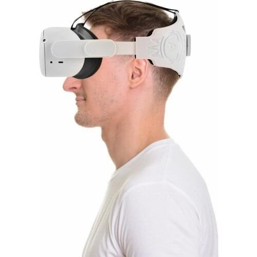 Full-covered Leather Head Adjustable Head Strap Increase Supporting Improve Comfort-Virtual For Oculus Quest 2 VR Accessories