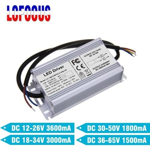 Lighting Transformers Constant Current 4500mA 3600mA 3000mA 2400mA 1800mA 1500mA LED Driver 100 120 150 W Watt Power Supply