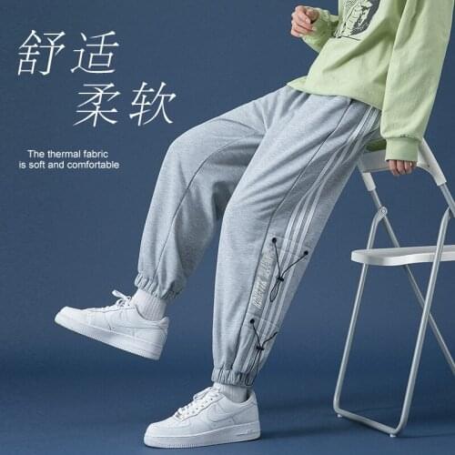 Streetwear Men Casual Sweatpants 2021 Mens Sportswear Joggers Men Hip Hop Jogger Baggy Pants Elastic Waist Tracksuit Bottoms