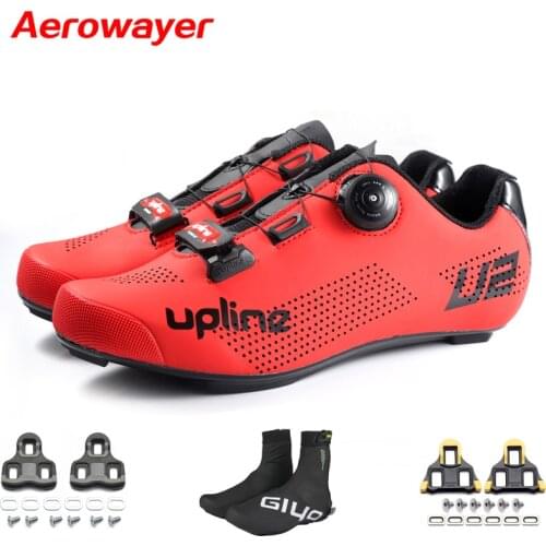 HOT SALE 2020 upline road cycling shoes men for SPD KEO racing road bike shoe cover adult bicycle sneakers ultralight