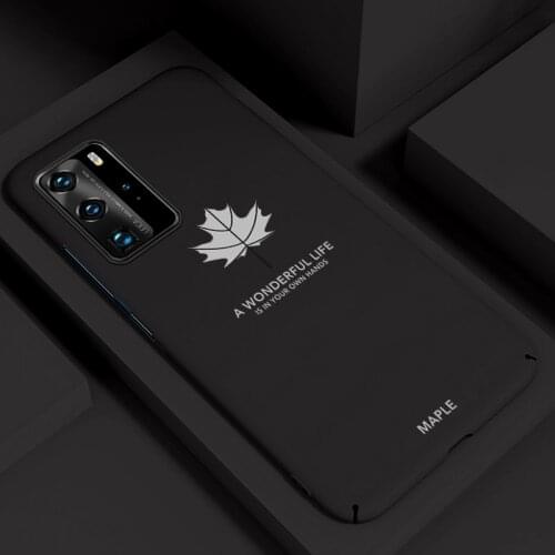 Ultra-thin Colorful Matte Hard PC Phone Case For Huawei P40 P30 P20 lite Mate 30 20 10 Pro Luxury Cute Shockproof Frosted Cover