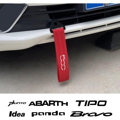 29cm Car Styling Grille Inlet Ropes Decoration Strap Belt For Fiat 500 Punto Panda Bravo Freemont Tipo Abarth Auto Accessories