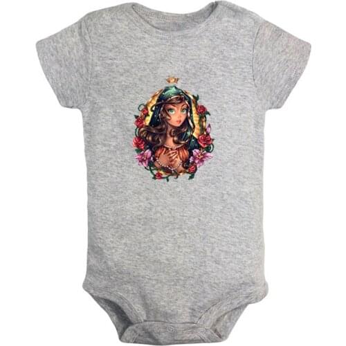 Retro Tattoo Black Sexy Girl no bubbles no troubles Newborn Baby Boys Girls Outfits Jumpsuit Print Infant Bodysuit Clothes
