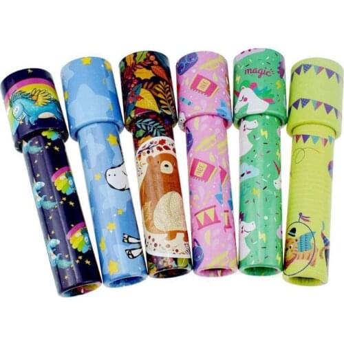 1PC Classic Toys Kaleidoscope Rotating Magic Colorful World Toy For Children Autism Kids Puzzle Toy Gift Color Random Size S L