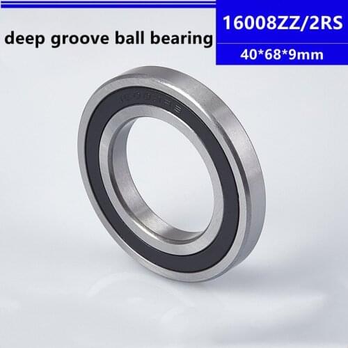 10pcs 16008ZZ 16008-2RS 16008 -2Z 40*68*9 mm shielded thin wall deep groove ball bearing 40x68x9 mm