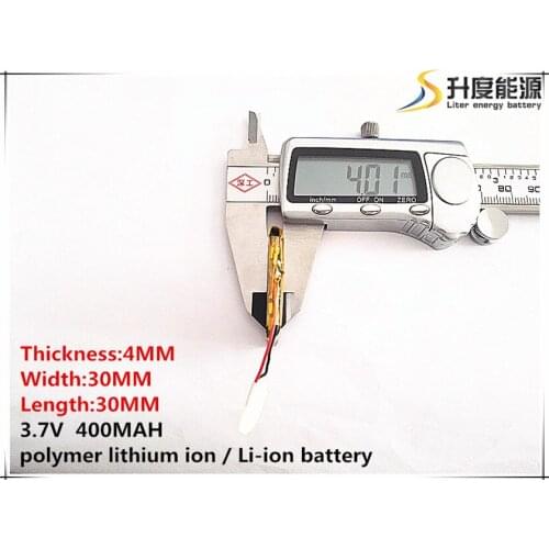 10pcs [SD] 3.7V,400mAH,[403030] Polymer lithium ion / Li-ion battery for TOY,POWER BANK,GPS,mp3,mp4,cell phone,speaker