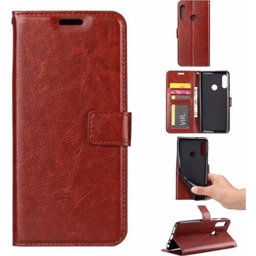 100pcs/lot Flip PU Leather Cover Case For Samsung Galaxy A20E A20 M20 A60 A80 A90 Oil Side Crazy Horse Grain Phone Bag