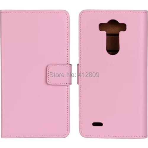 11 Colors Genuine Leather Wallet Back Skin Cover Phone Bag Case for LG G3 D850 with Slot Stand Card Holder High Quality Free