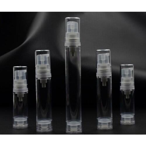 20pcs/lot,5ml Plastic Vacuum Flask Empty Airless Pump Bottle Latex water Lotion Bottle Essence Bottle Eye Cream Packing Bottles