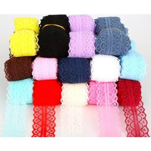 5 Yards beautiful lace fabric 28mm ribbon DIY Handcraft wedding home decoration supplies