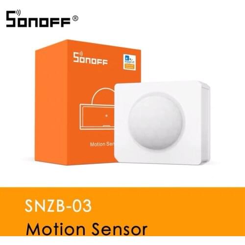SONOFF ZigBee SNZB-03 Motion Sensor Alert Notification Share Control Smart Home Device Work With ZigBee Bridge eWeLink APP IFTTT