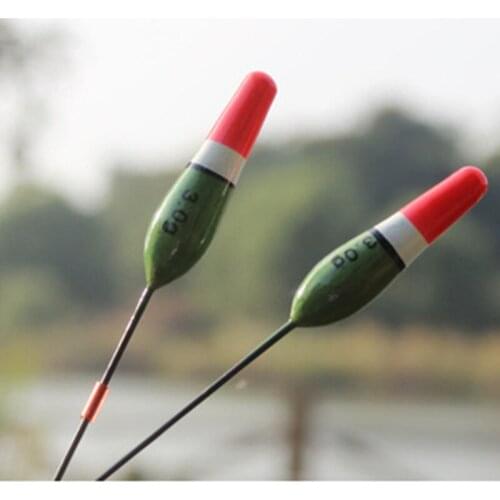 TOPIND Wooden Fishing Float Tackle Tools Vertical For Fishing Supplies Tools 60 pcs/group