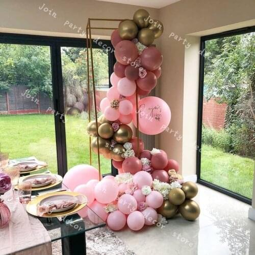 Baby Shower DIY Pastel Dusty Pink Balloons Garland Arch Kit Birthday Party Decoration Wedding Anniversary Ballons TOYS Accessori
