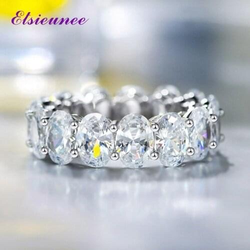 ELSIEUNEE Eternity Rings