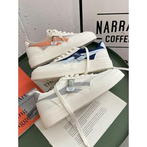 Summer new womens shoes thin section breathable mesh white shoes niche design sneakers