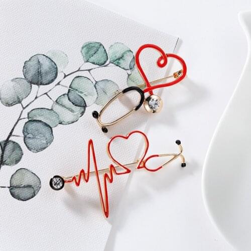 Fashion Cartoon Nurse Brooch Pin Medical Staff Enamel Pins Brooches Doctor Student Lapel Badge Jewelry Gift Nurse Brooch