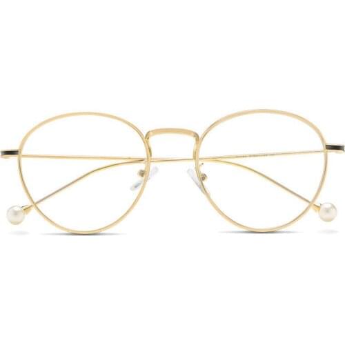 Fashion Art Retro Round glasses Women Office Goggles Glasses Men Anti Radiation Blue Light Flat Oval Glasses UV400
