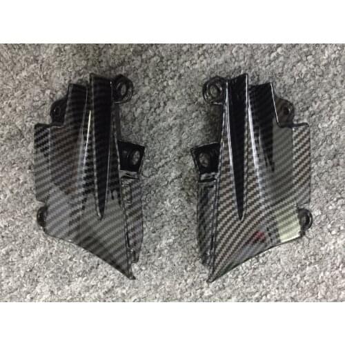 Motorcycle Front Air Intake Ram Panel Fairing Cowling Fit For Kawasaki Z1000 2014-2019 Carbon Fiber Paint