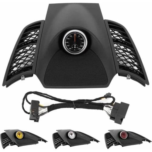 Instrument Dashboard Panel Upper Cover Trim with Clock 958552189015Q0 Fit for Porsche Cayenne 2011 2012 2013 2014 2015 2016 2017