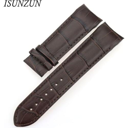 ISUNZUN Watchband For Tissot T035 Mens Watch Straps Genuine leather Watch Band Nato Leather Strap Fashion Watchbands 1853