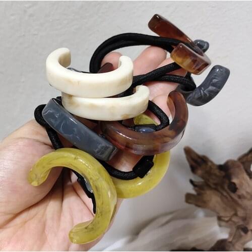 Hot Sale Korean Simple Scrunchie Women Girls Elastic Hair Rubber Bands Accessories Tie Hair Rope Ring Holder Ornaments Headdress