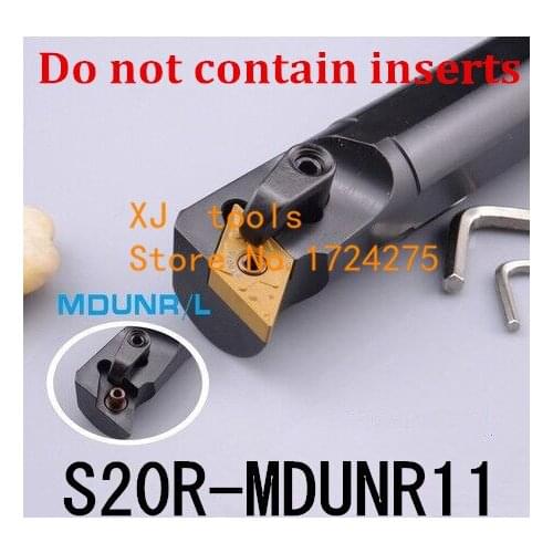 S20R-MDUNR11 95Degree 20mm Lathe Cutting Tools CNC Turning Tool Lathe Machine Tools Internal Metal Lathe Tool Boring Bar